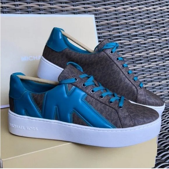 Michael Kors Poppy Lace Up MK Sig Small WMNS - Picture 7 of 16